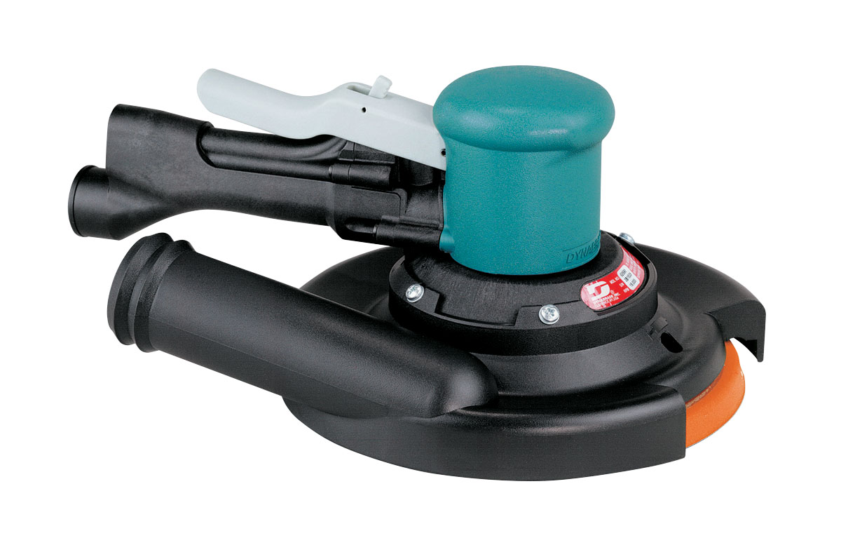 8" (203 mm) Dia. Two-Hand Gear-Driven Sander, Central Vacuum
